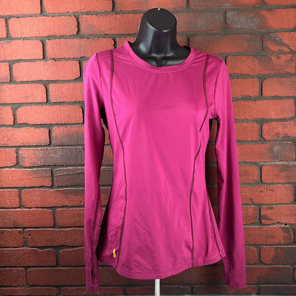 Lole Shirt Womens Small Purple Long Sleeve Activewear